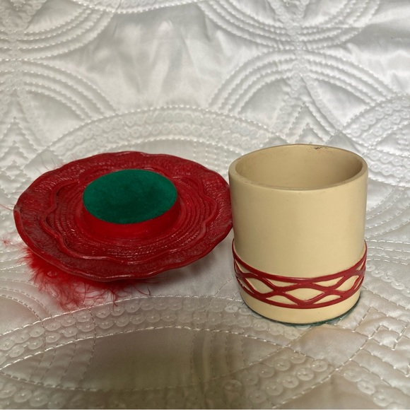 Vintage Sarna “Bedroom Eyes “ Hat Trinket Box - Picture 4 of 9